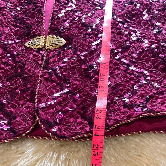 Pink Sequin Blazer Jacket for Special Occasions - Picture 9 of 11